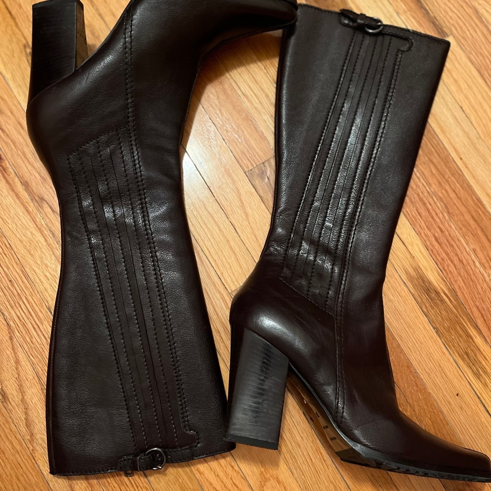 Miu Miu High Heel Boots with zip